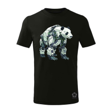 Magnolion Kiborg panda v12 gyerek póló - 11 szín, 4-12 éves