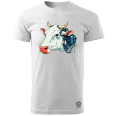 Magnolion Kiborg tehén v6 férfi póló - 19 szín, S-3XL