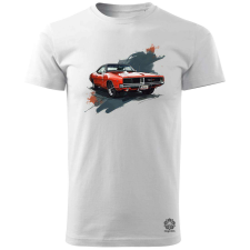 Magnolion Klasszikus 1969 Dodge Charger v6 férfi póló - 19 szín, S-3XL férfi póló