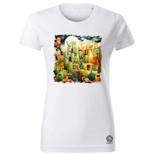 Magnolion Kocka kaktuszkert v7 női póló - 19 szín, XS-2XL női póló