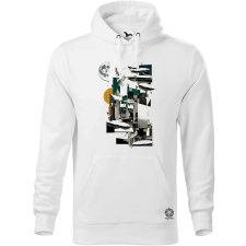 Magnolion Kollázs szürreál v7 férfi pulóver - 19 szín, S-5XL férfi pulóver, kardigán