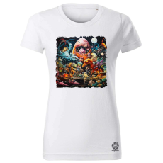 Magnolion Koponya lények v6 női póló - 19 szín, XS-2XL