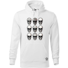 Magnolion Koponya matricák v3 férfi pulóver - 19 szín, S-5XL férfi pulóver, kardigán