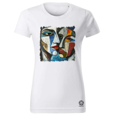 Magnolion Kubista festmény v1 női póló - 19 szín, XS-2XL női póló