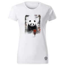Magnolion Lány és Panda v3 női póló - 19 szín, XS-2XL