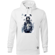 Magnolion Lány és Panda v5 férfi pulóver - 19 szín, S-5XL férfi pulóver, kardigán