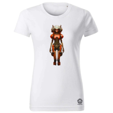 Magnolion Lány űrruhában v1 női póló - 19 szín, XS-2XL