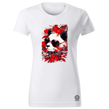 Magnolion Laza napszemcsis panda v4 női póló - 19 szín, XS-2XL női póló