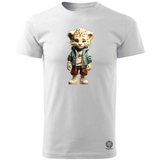 Magnolion Laza tigris srác v6 férfi póló - 19 szín, S-3XL