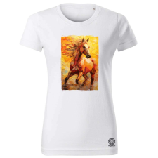 Magnolion Ló olajfestmény v2 női póló - 19 szín, XS-2XL női póló