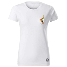 Magnolion Macska kukucskál zseb v1 női póló - 19 szín, XS-2XL