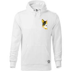 Magnolion Macska kukucskál zseb v3 férfi pulóver - 19 szín, S-5XL