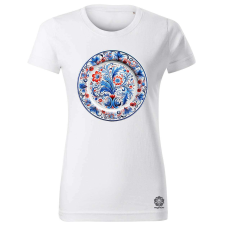 Magnolion Magyar népi porcelán v16 női póló - 19 szín, XS-2XL női póló