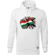 Magnolion Magyar zászló férfi pulóver - 19 szín, S-5XL