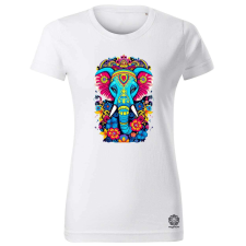 Magnolion Mandala elefánt v1 női póló - 19 szín, XS-2XL női póló