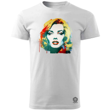 Magnolion Marilyn Monroe portré v4 férfi póló - 19 szín, S-3XL