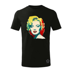 Magnolion Marilyn Monroe portré v5 gyerek póló - 11 szín, 4-12 éves