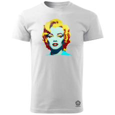 Magnolion Marilyn Monroe portré v7 férfi póló - 19 szín, S-3XL