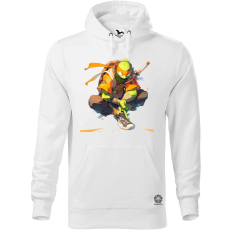 Magnolion Michelangelo anime fanart v3 férfi pulóver - 19 szín, S-5XL