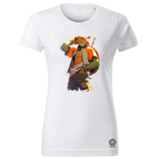 Magnolion Michelangelo anime fanart v7 női póló - 19 szín, XS-2XL női póló