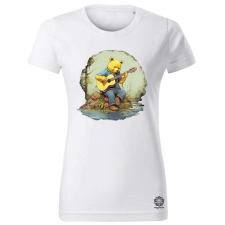 Magnolion Micimackó gitározik v1 női póló - 19 szín, XS-2XL női póló