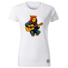 Magnolion Micimackó gitározik v2 női póló - 19 szín, XS-2XL női póló
