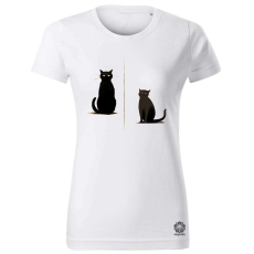 Magnolion Minimál cicák v1 női póló - 19 szín, XS-2XL