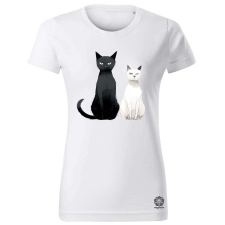 Magnolion Minimál cicák v2 női póló - 19 szín, XS-2XL női póló
