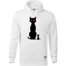 Magnolion Minimál cicák v3 férfi pulóver - 19 szín, S-5XL