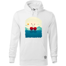 Magnolion Minimál cseresznye v3 férfi pulóver - 19 szín, S-5XL