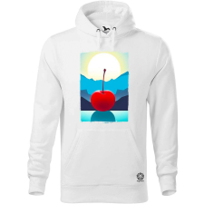 Magnolion Minimál cseresznye v6 férfi pulóver - 19 szín, S-5XL férfi pulóver, kardigán