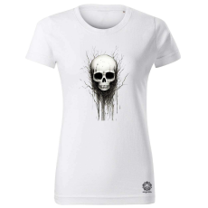 Magnolion Minimál koponya v8 női póló - 19 szín, XS-2XL