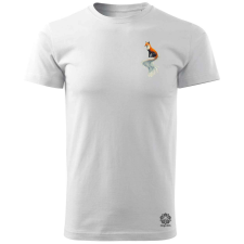 Magnolion Minimál róka zseb v1 férfi póló - 19 szín, S-3XL férfi póló