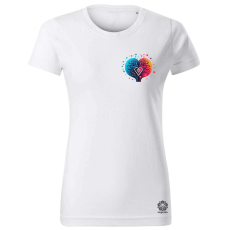 Magnolion Minimál szív zseb női póló - 19 szín, XS-2XL