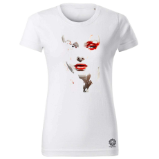 Magnolion Modern művészet női arc v1 női póló - 19 szín, XS-2XL
