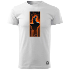 Magnolion Mono vektor cyberpunk v8 férfi póló - 19 szín, S-3XL
