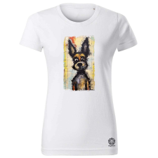 Magnolion Neoexpresszionista kutya v7 női póló - 19 szín, XS-2XL női póló