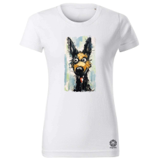 Magnolion Neoexpresszionista kutya v8 női póló - 19 szín, XS-2XL