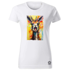 Magnolion Neoexpresszionista láma v1 női póló - 19 szín, XS-2XL női póló