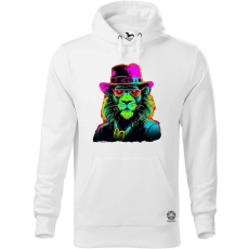 Magnolion Neon gengszter oroszlán v2 férfi pulóver - 19 szín, S-5XL