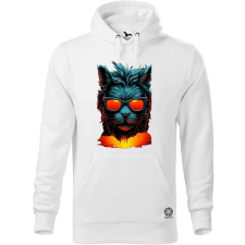 Magnolion Neon macska v1 férfi pulóver - 19 szín, S-5XL férfi pulóver, kardigán