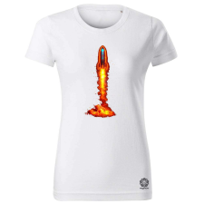Magnolion neon rakéta kilövés v14 női póló - 19 szín, XS-2XL női póló