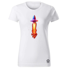 Magnolion neon rakéta kilövés v2 női póló - 19 szín, XS-2XL