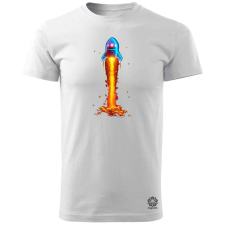 Magnolion neon rakéta kilövés v5 férfi póló - 19 szín, S-3XL férfi póló