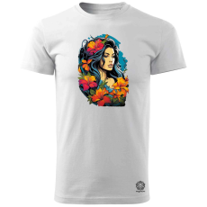 Magnolion Nő és liliomok v1 férfi póló - 19 szín, S-3XL