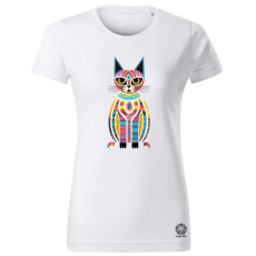 Magnolion Ókori egyiptomi macska v1 női póló - 19 szín, XS-2XL