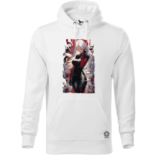 Magnolion Ördögi anime lány latexben v2 férfi pulóver - 19 szín, S-5XL férfi pulóver, kardigán
