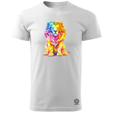 Magnolion Origami oroszlán v2 férfi póló - 19 szín, S-3XL
