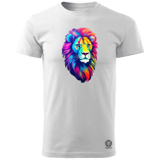 Magnolion Oroszlán matrica v6 férfi póló - 19 szín, S-3XL