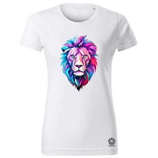 Magnolion Oroszlán matrica v7 női póló - 19 szín, XS-2XL